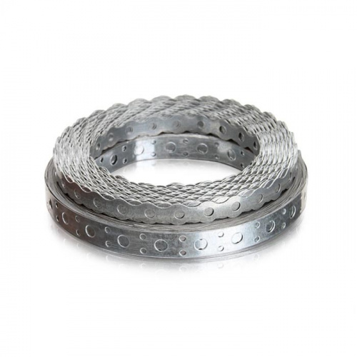 Лента перфорированная нержавеющая монтажная прямая AISI 304